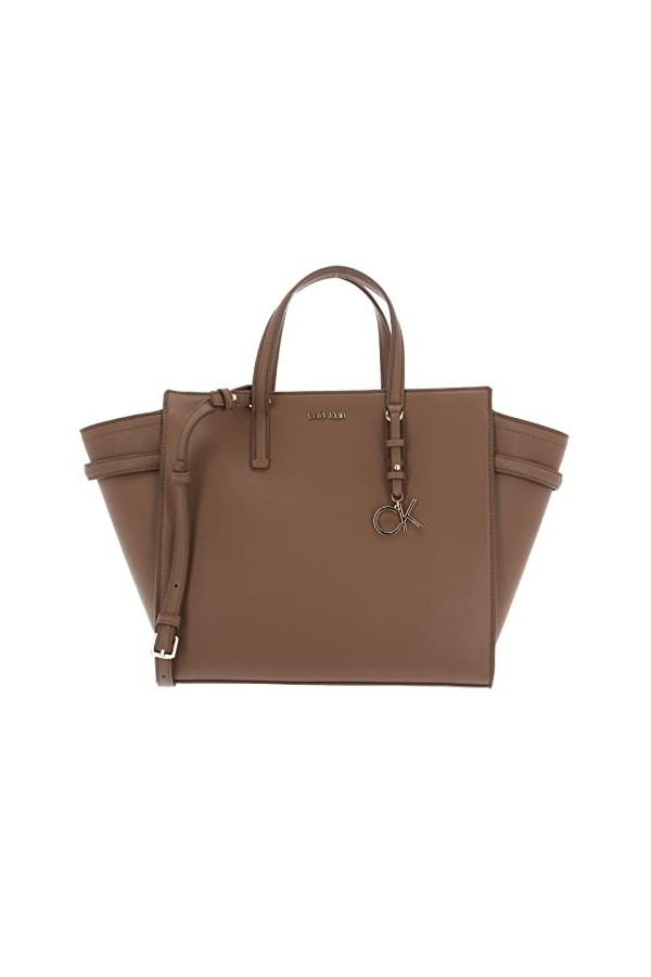 Calvin Klein CK Must Tote MD, Fourre-Tout Femme, Beige, Taille Unique