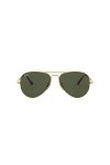 Ray-Ban 0RB3689 Montures de Lunettes, Noir Gold , 58.0 Mixte Adulte