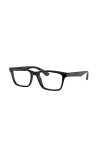 Ray-Ban 0RX 7025 2000 55 Lunettes de Soleil, Noir Black , Homme