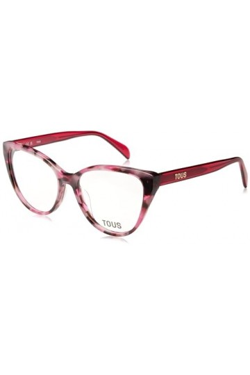 TOUS Eyeglass Frame Vtob95 Shiny Transp.Violet 54/16/135 Femme Lunettes de Soleil, Violet Havana Brillant