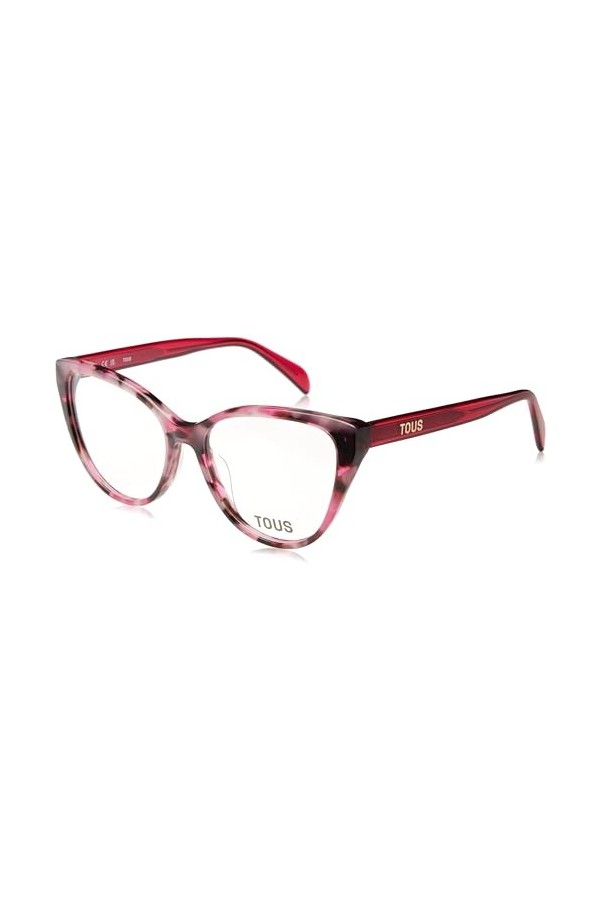 TOUS Eyeglass Frame Vtob95 Shiny Transp.Violet 54/16/135 Femme Lunettes de Soleil, Violet Havana Brillant