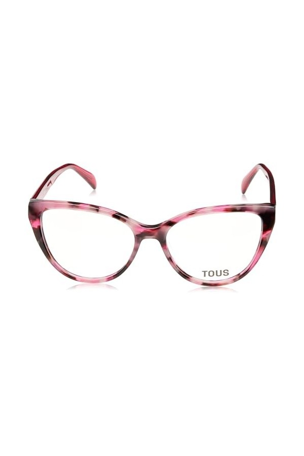 TOUS Eyeglass Frame Vtob95 Shiny Transp.Violet 54/16/135 Femme Lunettes de Soleil, Violet Havana Brillant