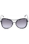 Donna Karan DO503S 43925 Sunglasses, 010 Black Grey Tortoise, 55 Unisex
