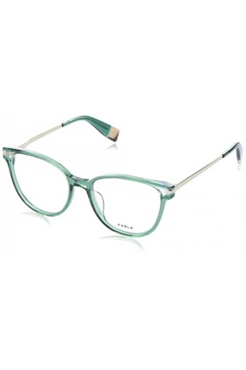 Furla Vfu580 Lunettes de Soleil, Vert Brillant, 52 Femme