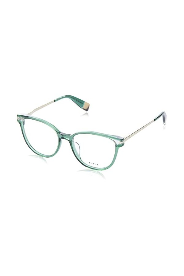 Furla Vfu580 Lunettes de Soleil, Vert Brillant, 52 Femme
