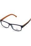 Lacoste L2707 53 Sunglasses, 421 Blue Steel/Orange, Unisex
