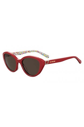 Love Moschino Lunettes de Soleil MOL033/S Red/Brown 54/18/145 femme