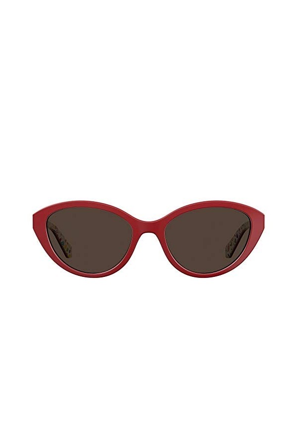Love Moschino Lunettes de Soleil MOL033/S Red/Brown 54/18/145 femme