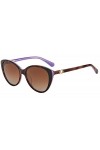 Kate Spade Visalia/G/S Sunglasses, Havana, 55 Unisex