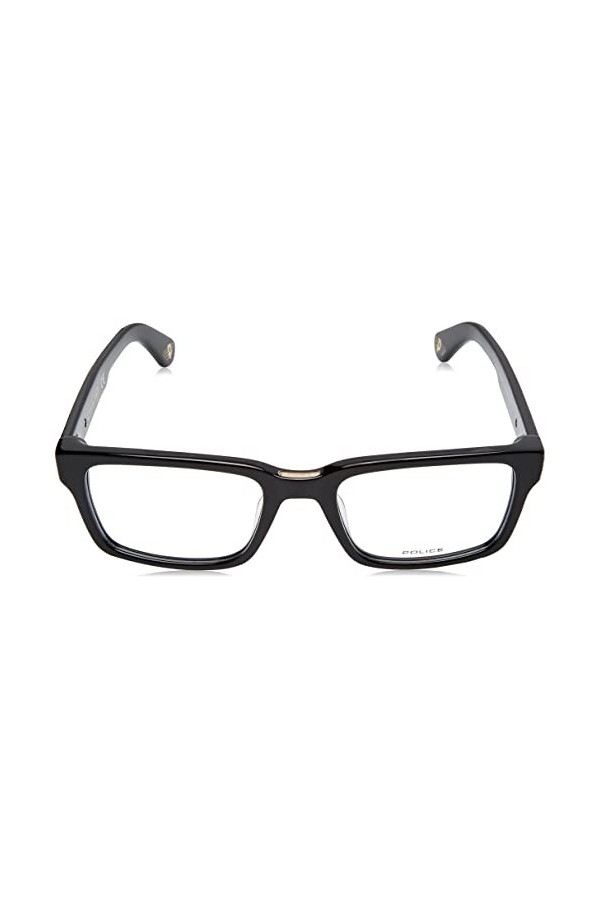 Police VPLE36N Sunglasses, Noir Brillant, 52 Unisex