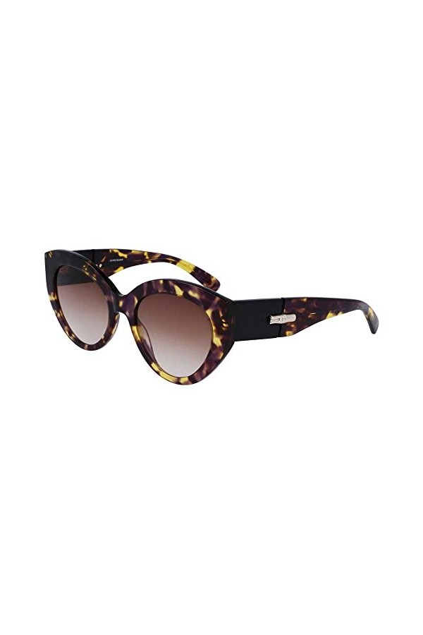 Longchamp LO722S Sunglasses, 504 Tokyo Purple Havana, 54 Unisex