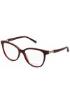 Escada Vesd55 Lunettes de Soleil, Top Rouge + Bordeaux, 53 Femme
