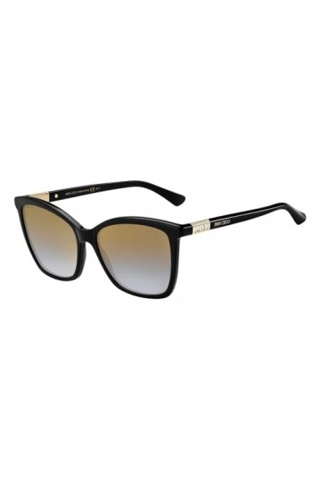 Jimmy Choo Lunettes de Soleil ALI/S Black/Grey Shaded 56/17/140 femme