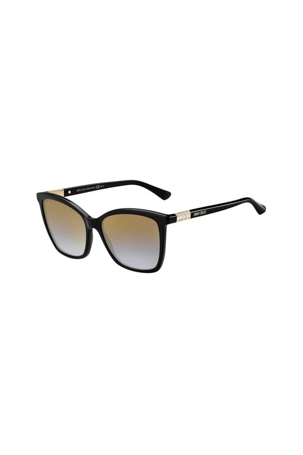Jimmy Choo Lunettes de Soleil ALI/S Black/Grey Shaded 56/17/140 femme