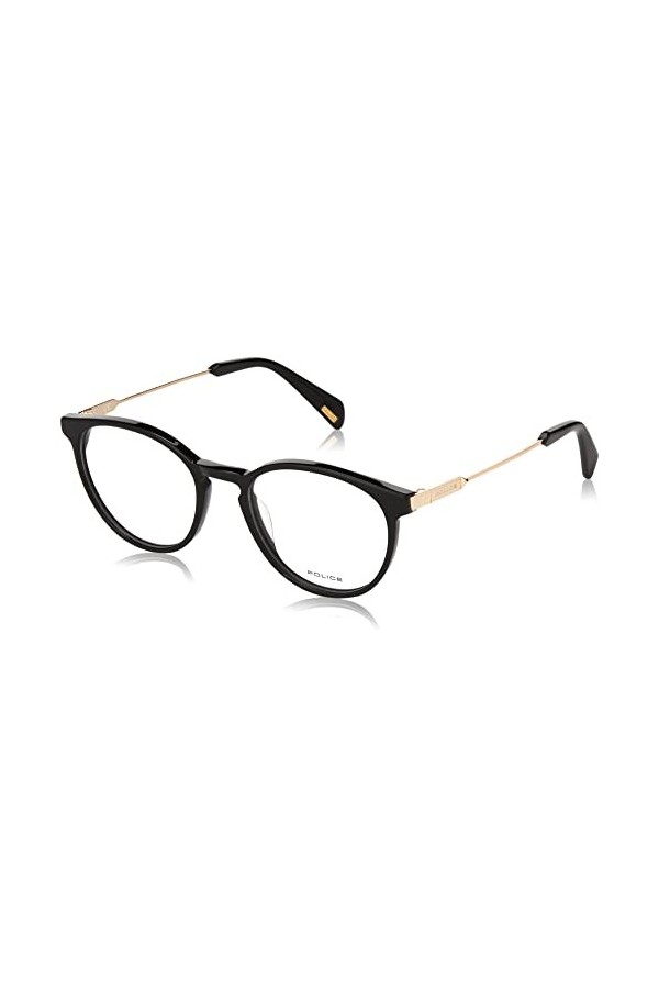 Police Vpld91 Lunettes de Soleil, Noir Brillant, 50 Femme