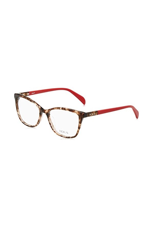 TOUS Vtob36 Lunettes de Soleil, Brown Fantasy, 52 Femme