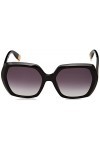 FURLA Sfu620 Lunettes de Soleil, Noir Brillant, 28 Mixte