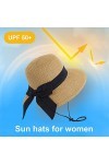 Verabella Chapeau de soleil pour femme UPF 50+ léger pliable / pliable pour femme, A-nature Chapeau de soleil, Taille unique