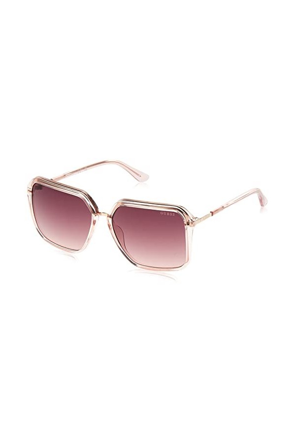 Guess GU7888 Lunettes de Soleil, Rose Brillant, 57/15/140 Femme