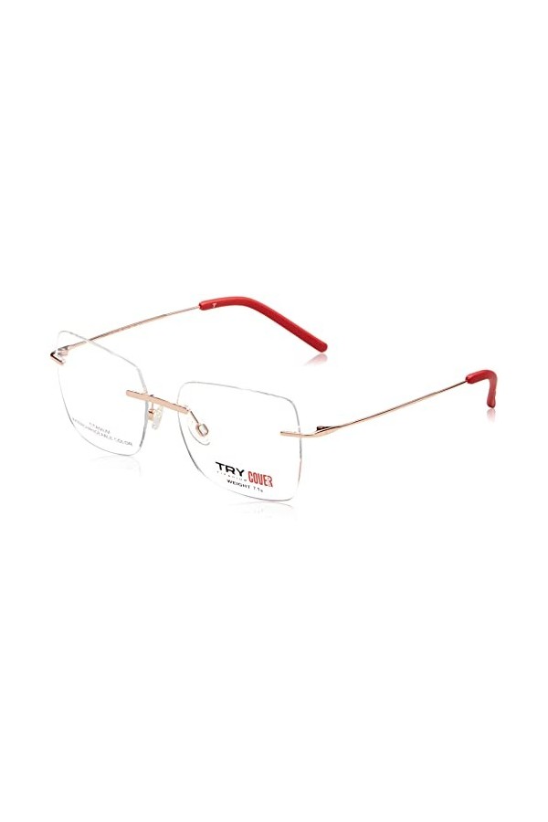 try Th304 Lunettes de Soleil, Rosgld, 56 Femme