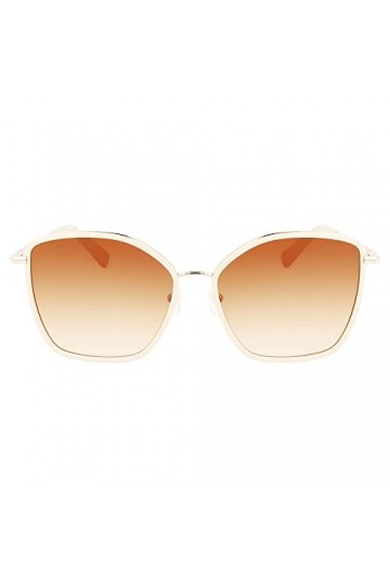 LONGCHAMP LO685S, Lunettes de soleil Femme, GOLD/IVORY, 59