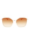 LONGCHAMP LO685S, Lunettes de soleil Femme, GOLD/IVORY, 59