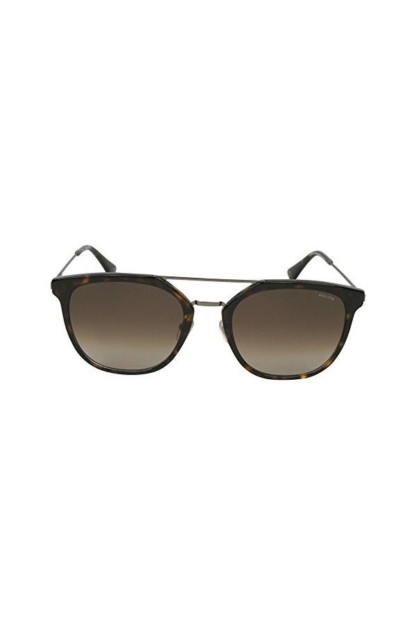 Police Clint 2 Sunglasses, Dunkel Havana-Matt Gun Metall, 54 Unisex
