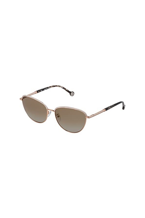 Carolina Herrera She151, Lunettes de Soleil Femme, Shiny Copper Gold with Coloured Parts