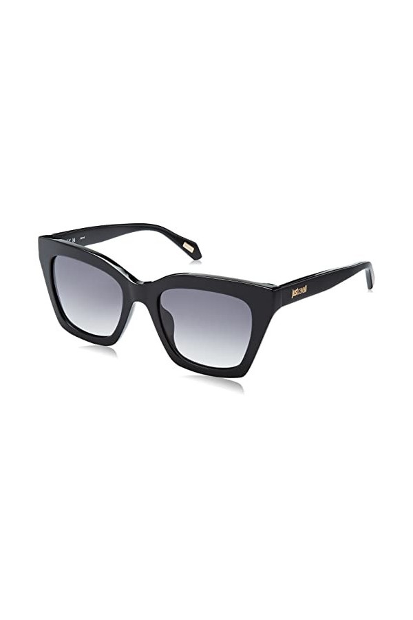 Just Cavalli SJC024 Lunettes de Soleil, Noir Brillant, 52 Femme