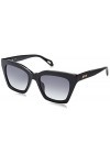 Just Cavalli SJC024 Lunettes de Soleil, Noir Brillant, 52 Femme