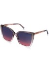 Jimmy Choo Lessie/S Lunettes de Soleil, Nude Glitter, 52 Femme