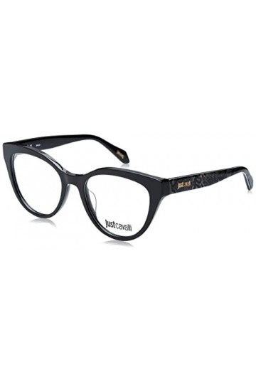 Just Cavalli Vjc001 Lunettes de Soleil, Noir Brillant, 51 Femme
