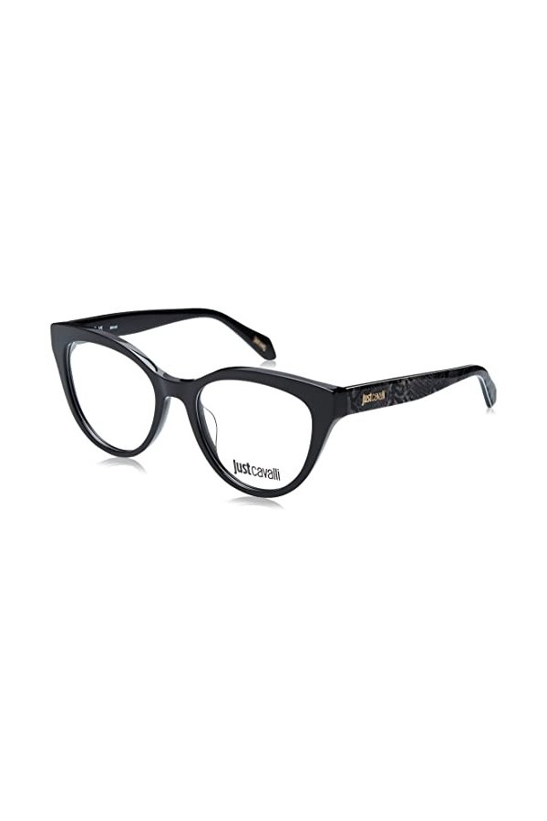 Just Cavalli Vjc001 Lunettes de Soleil, Noir Brillant, 51 Femme