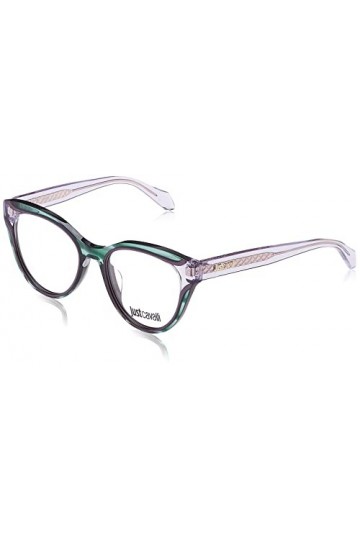 Just Cavalli Vjc001v Lunettes de Soleil, Vert à Rayures, 51 Femme