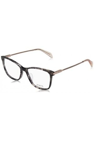 TOUS Vtob58 Lunettes de Soleil, Gris Shiny Grey Havana , 54 Femme