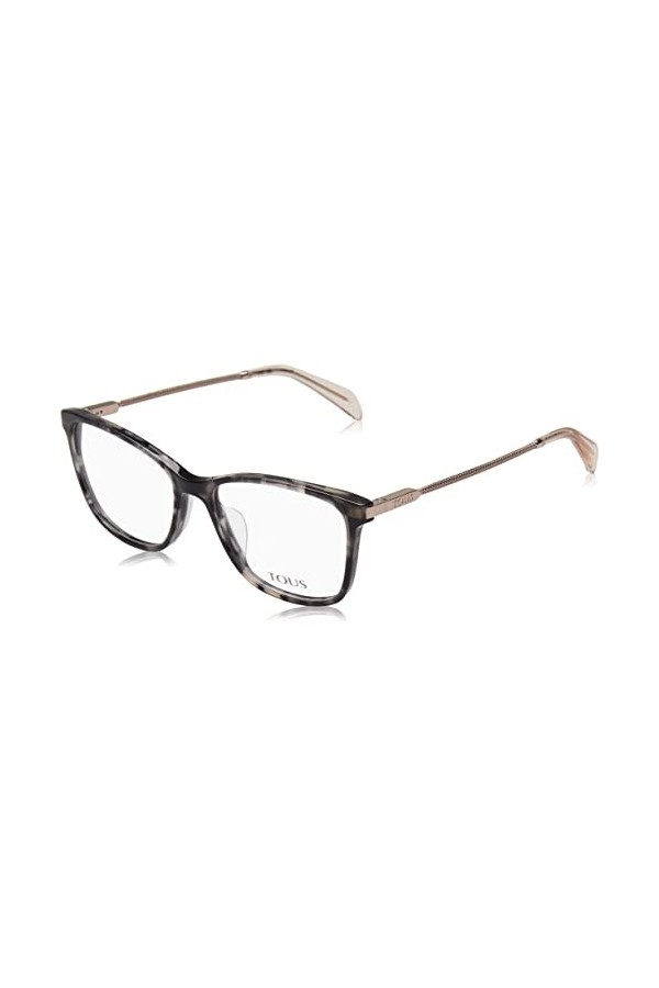 TOUS Vtob58 Lunettes de Soleil, Gris Shiny Grey Havana , 54 Femme