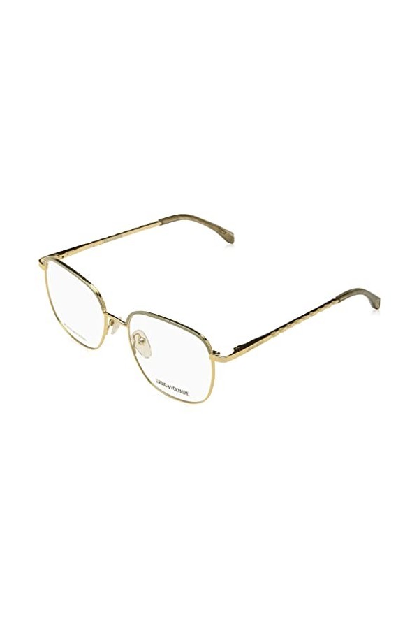 ZADIG & VOLTAIRE Vzv344 Lunettes de Soleil, Glitter Rose Gold W/Beige Parts, 51 Femme