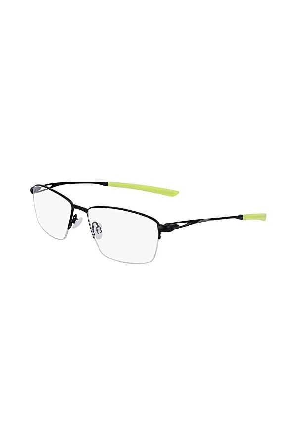 Nike Optical Sunglasses, 001 Satin Black, 55 Unisex