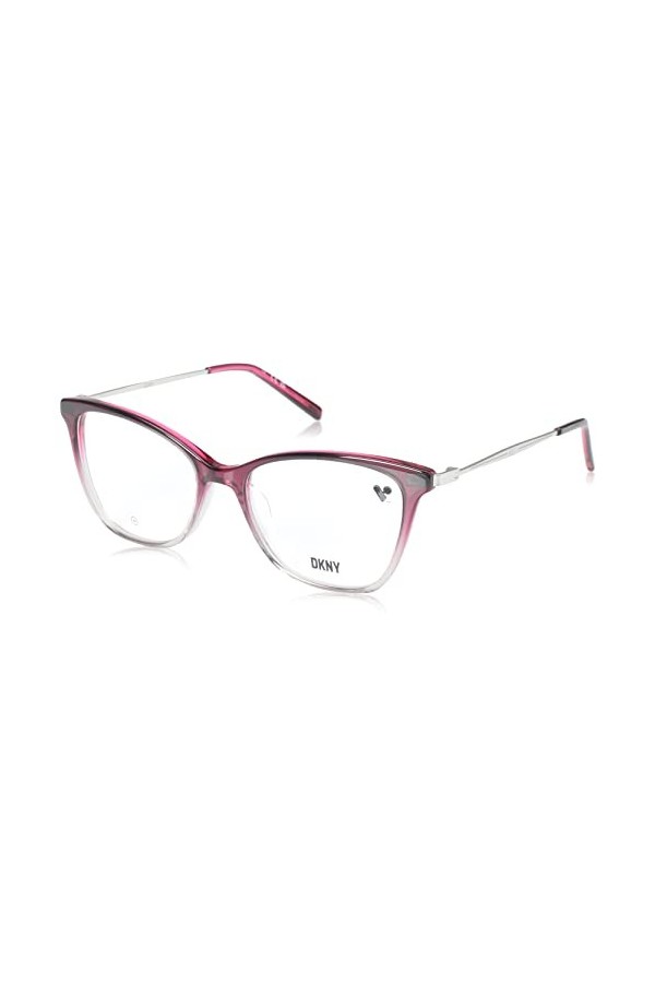 Dkny DK7010 Sunglasses, 510 Crystal Plum Smoke GR, 53 Unisex