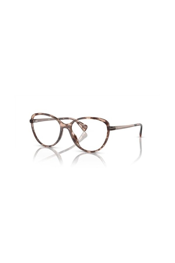 Ralph by Ralph Lauren Lunettes de soleil universelles Ra7157u pour femme, Verres Havane/Demo Rose brillant, 55 mm