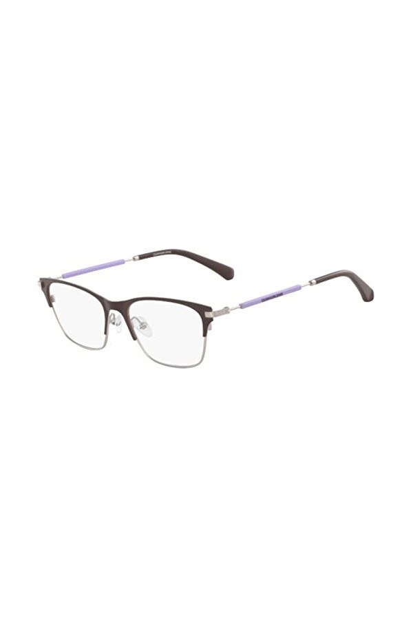 Calvin Klein Jeans CKJ18105 Sunglasses, 201 Dark Brown, 52 Unisex