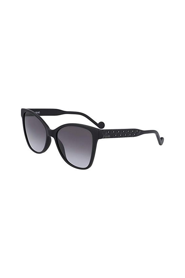 Liu Jo LJ736S 44749 Sunglasses, 002 Black Matte, 55 Unisex