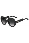 MOSCHINO Lunettes de Soleil MOS125/S Black/Dark Grey Shaded 52/23/140 femme
