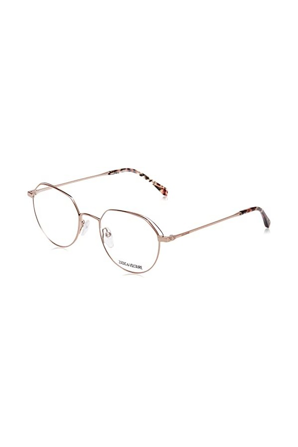 Zadig & Voltaire Vzv291n Lunettes de Soleil, Total Shiny Copper, 51 Femme