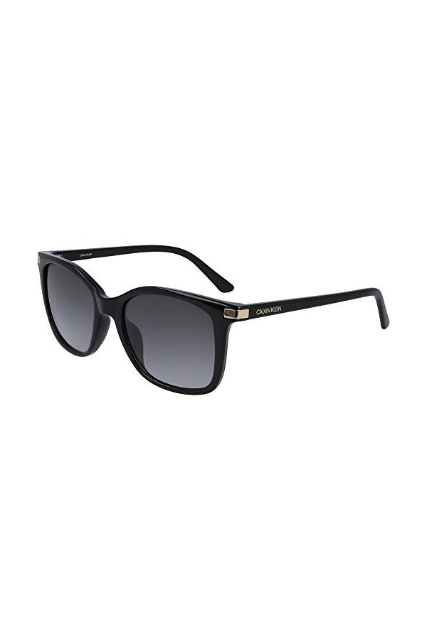 Calvin Klein CK19527S Lunettes de Soleil, Black, Taille Unique Femme