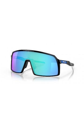 Oakley Oo9406 Sutro Lunettes de Soleil, Noir Poli, Saphir Prizm, 37 Mixte