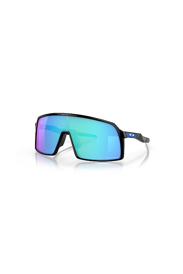 Oakley Oo9406 Sutro Lunettes de Soleil, Noir Poli, Saphir Prizm, 37 Mixte