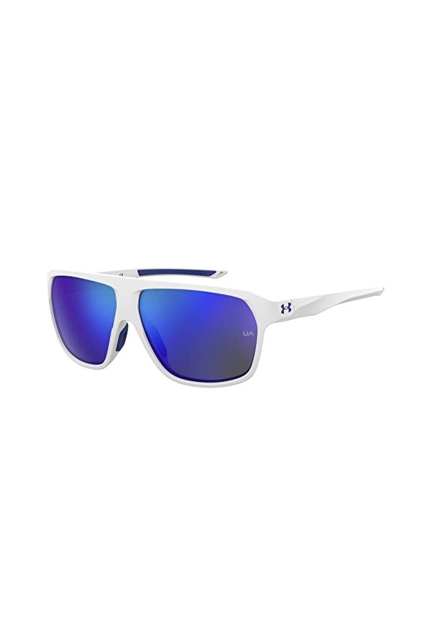 Under Armour UA Dominate Sunglasses, WWK/W1 MTWHTE Blue, 62 Unisex