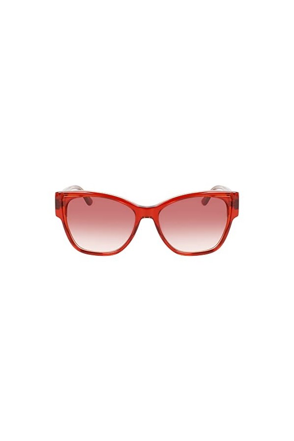 KARL LAGERFELD Kl6069s Lunettes de Soleil, Orange/Jaune, 54 Femme