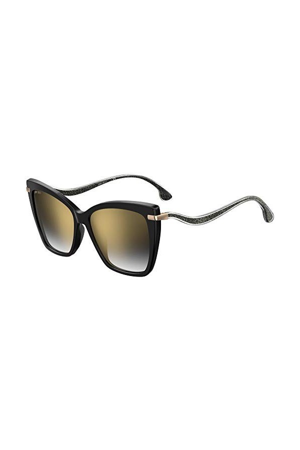 Jimmy Choo Lunettes de Soleil SELBY/G/S Black/Grey Shaded 57/16/145 femme